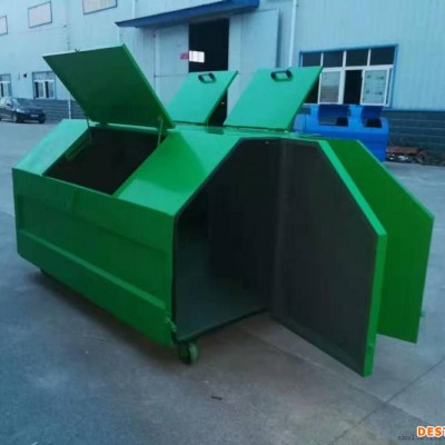 湖南娄底大型垃圾箱定制、个性设计、垃圾箱规格