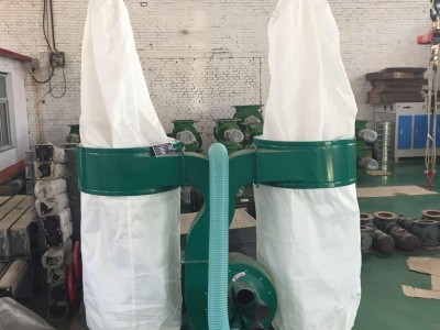 木工集尘器 单双桶移动式工业机械推台锯吸尘器 雕刻机布袋除尘器