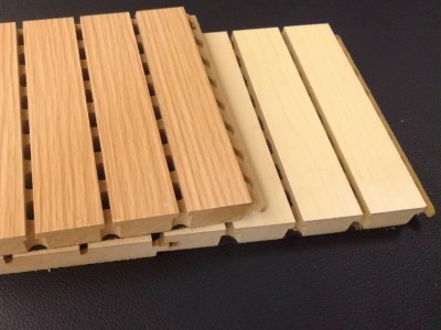 广州欧麟建声吸音板厂家 A级优质防火松木木质吸音板